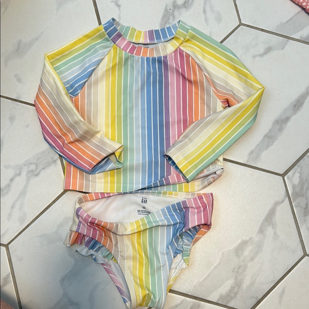 Baby Gap Long Sleeve 2 piece swimsuit
